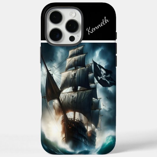 Coques Case-Mate iPhone Bateau Pirate Bravant La Tempête (Verso)
