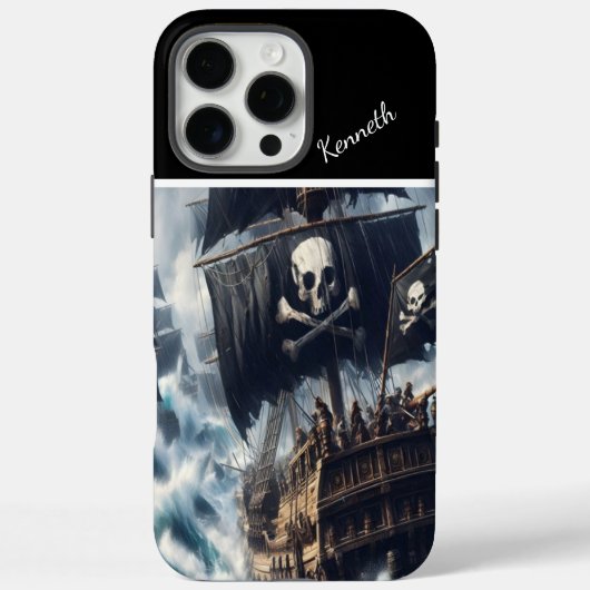 Coques Case-Mate iPhone Bateau Pirate Bravant La Tempête (Verso)