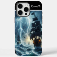 Bateau Pirate Dans La Tempête
