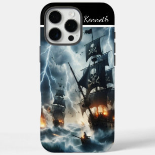Coques iPhone 16 Pro Max Bateau Pirate En Tempête
