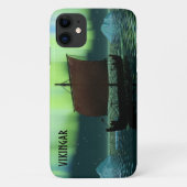 Coques Case-Mate iPhone Bateau Viking Sous Lumière Du Nord (Dos)