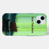 Coques Case-Mate iPhone Bateau Viking Sous Lumière Du Nord (Verso (horizontal))