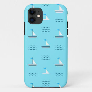 Coque Case-Mate Pour iPhone Bateaux À Voile Sur Le Motif De La Mer Bleue