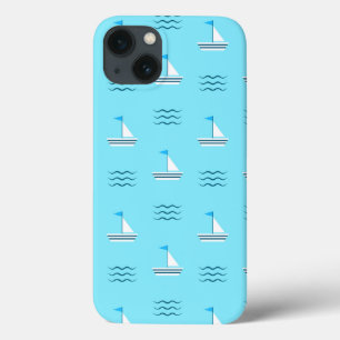 Case-Mate iPhone Case Bateaux À Voile Sur Le Motif De La Mer Bleue