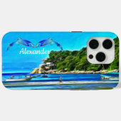 Coques Case-Mate iPhone Bateaux de pêche Mismaloya 0346 (Verso (horizontal))