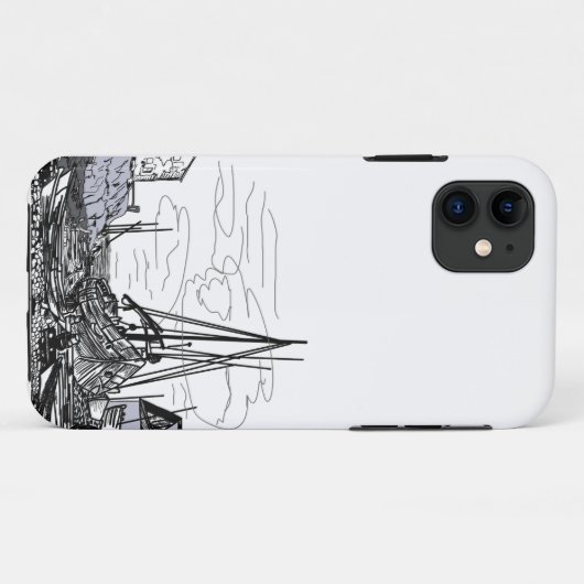 Coques Case-Mate iPhone bateaux sur l'eau (Dos (Horizontal))