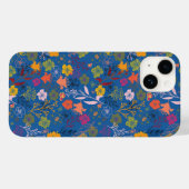Coques Case-Mate iPhone Batik Moderne Victoria Bleu (Verso (horizontal))