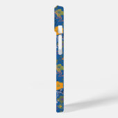 Coques Case-Mate iPhone Batik Moderne Victoria Bleu (Verso / Gauche)