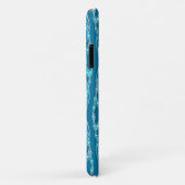 Coques Case-Mate iPhone Batik tribal - Bleu océanique et Aqua (Dos/Droite)