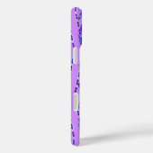 Coques Case-Mate iPhone Batik tribal - Lavande, bleu et violet (Verso / Droite)