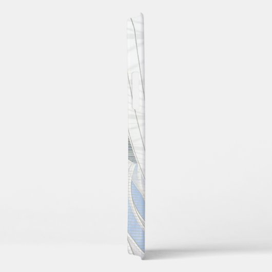 Coques Case-Mate iPhone Bâtiment blanc futuriste moderne (Verso / Droite)