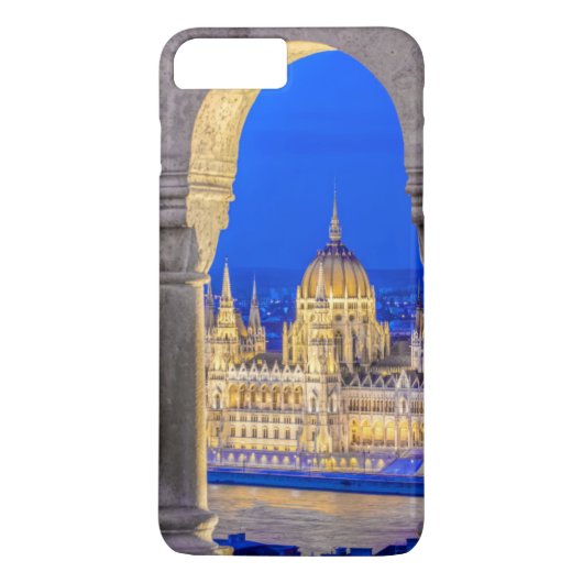 Coques Case-Mate iPhone Bâtiment du Parlement hongrois au crépuscule (Dos)
