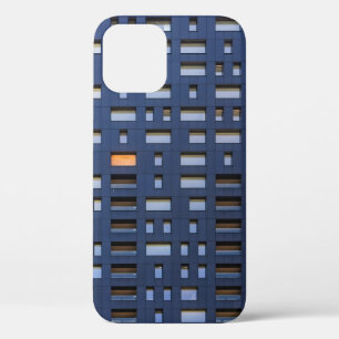 Case-Mate iPhone Case Bâtiment en béton bleu et blanc