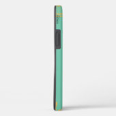 Coques Case-Mate iPhone Bâtiments Abstraits Gold Tusquoise (Verso / Droite)