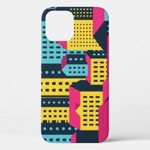 Case-Mate iPhone Case Bâtiments Abstraits Ville Paysage Vintage