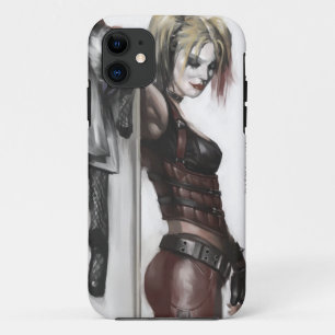 Coque iPhone 11 Batman Arkham City   Harley Quinn Illustration