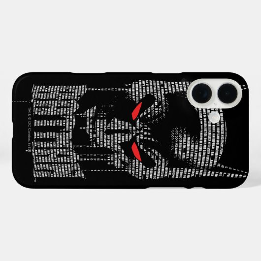 Coques Case-Mate iPhone Batman Avec Mantra (Verso (horizontal))