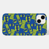 Coques Case-Mate iPhone Batman - Le Motif du Chevalier foncé (Verso (horizontal))