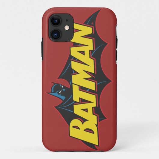 Coques Case-Mate iPhone Batman | Logo de l'ancienne école (Dos)