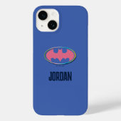 Coques Case-Mate iPhone Batman | Logo Pink Polka Dot (Verso)