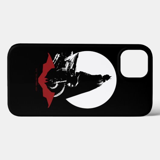 Coques Case-Mate iPhone Batman Motorcycle Silhouette (Verso (horizontal))