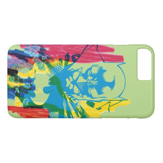 Coques Case-Mate iPhone Batman Neon Marker Collage (Dos (Horizontal))