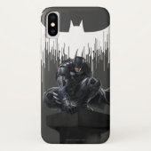 Coques Case-Mate iPhone Batman perché sur un pilier (Dos)