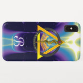COQUES Case-Mate iPhone BÂTON D'ASCLEPIOS DENTISTE DENTISTERIE MONOGRAMME (Dos (Horizontal))