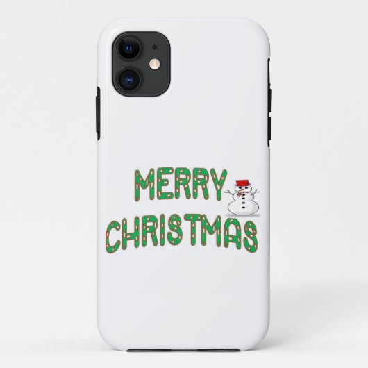 Coques Case-Mate iPhone Bâton de bonbons de Noël (Dos)