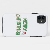 Coques Case-Mate iPhone Bâton de bonbons de Noël (Dos (Horizontal))