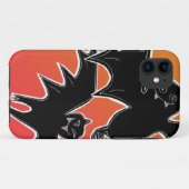 Coques Case-Mate iPhone Bats d'Halloween (Dos (Horizontal))