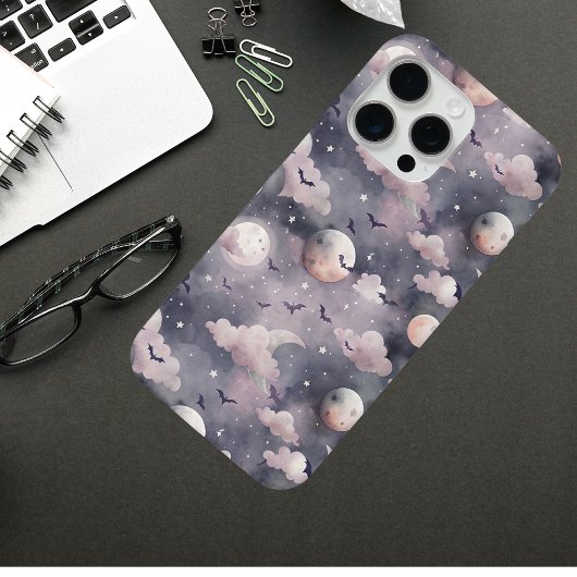 Coques Case-Mate iPhone Bats d'Halloween | Motif de nuit Éffrayant