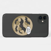 Coques Case-Mate iPhone Bats Having Party on Full Moon (Dos (Horizontal))
