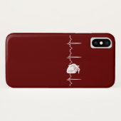 Coques Case-Mate iPhone Battement de coeur de cardiologue (Dos (Horizontal))