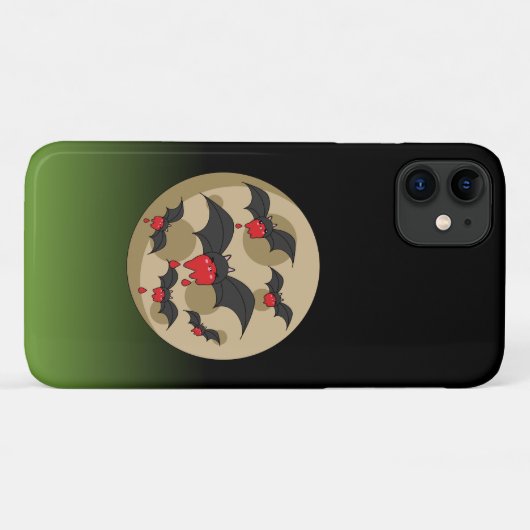 Coques Case-Mate iPhone Battes Vampire de Ketchup (Dos (Horizontal))