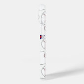 Coques Case-Mate iPhone Batteur de baseball des étoiles et des rayures per (Verso / Gauche)