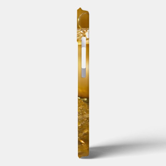 Coques Case-Mate iPhone Baubles de Noël d'or (Verso / Gauche)