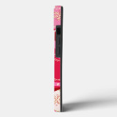 Coques Case-Mate iPhone Baubles De Noël Rose Et Rouge (Verso / Gauche)