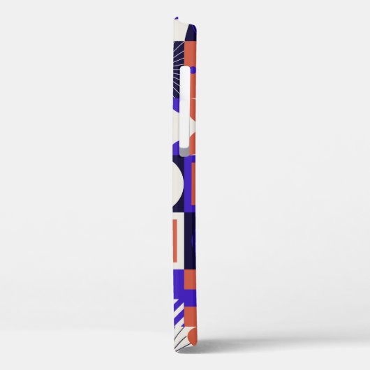 Coques Case-Mate iPhone Bauhaus moderne : Motif géométrique audacieux. (Verso / Gauche)