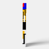 Coques Case-Mate iPhone Bauhaus Rectangles et lignes - Blanc (Verso / Droite)