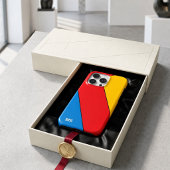 Coques Case-Mate iPhone Bauhaus Rétro Bloc de Couleurs avec Monogramme du