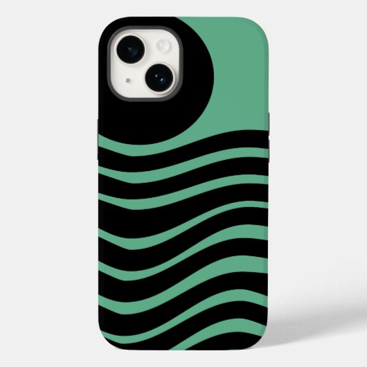 Coques Case-Mate iPhone Bauhaus Seafoam Green Abstrait (Verso)