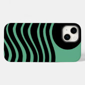 Coques Case-Mate iPhone Bauhaus Seafoam Green Abstrait (Verso (horizontal))