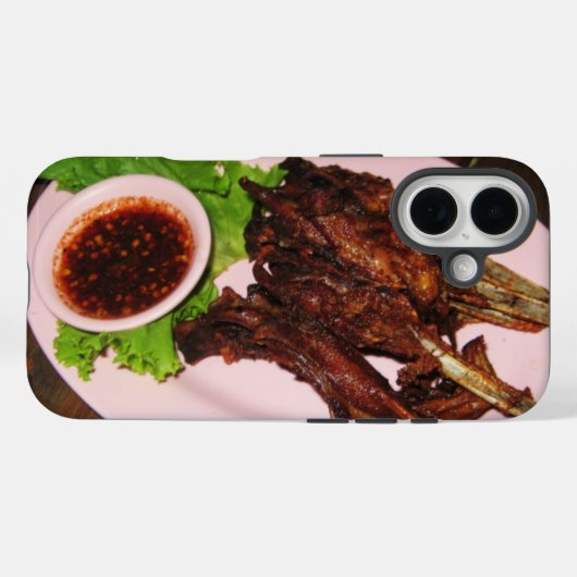 Coques Case-Mate iPhone BBQ Duck Beaks ... Restauration asiatique thaïe (Verso (horizontal))