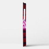 Coques Case-Mate iPhone Be brave inspirational quote neon effect text on o (Verso / Gauche)