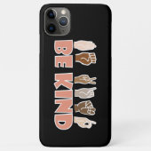 Coques Case-Mate iPhone Be Kind ASL American Sign Language (Dos)