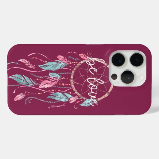 Coques Case-Mate iPhone Be Love Dream Catcher (Verso (horizontal))