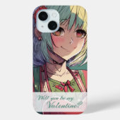 Coques Case-Mate iPhone Be My Valentine in Manga Style 33420 (Verso)