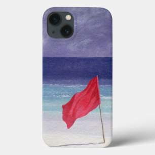Etui iPhone 13 Beach Flag - Storm Warning 1985