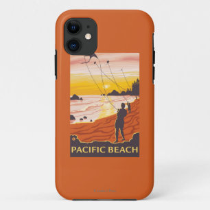 Coques Pour iPhone Beach & Kites - Pacific Beach, Washington
